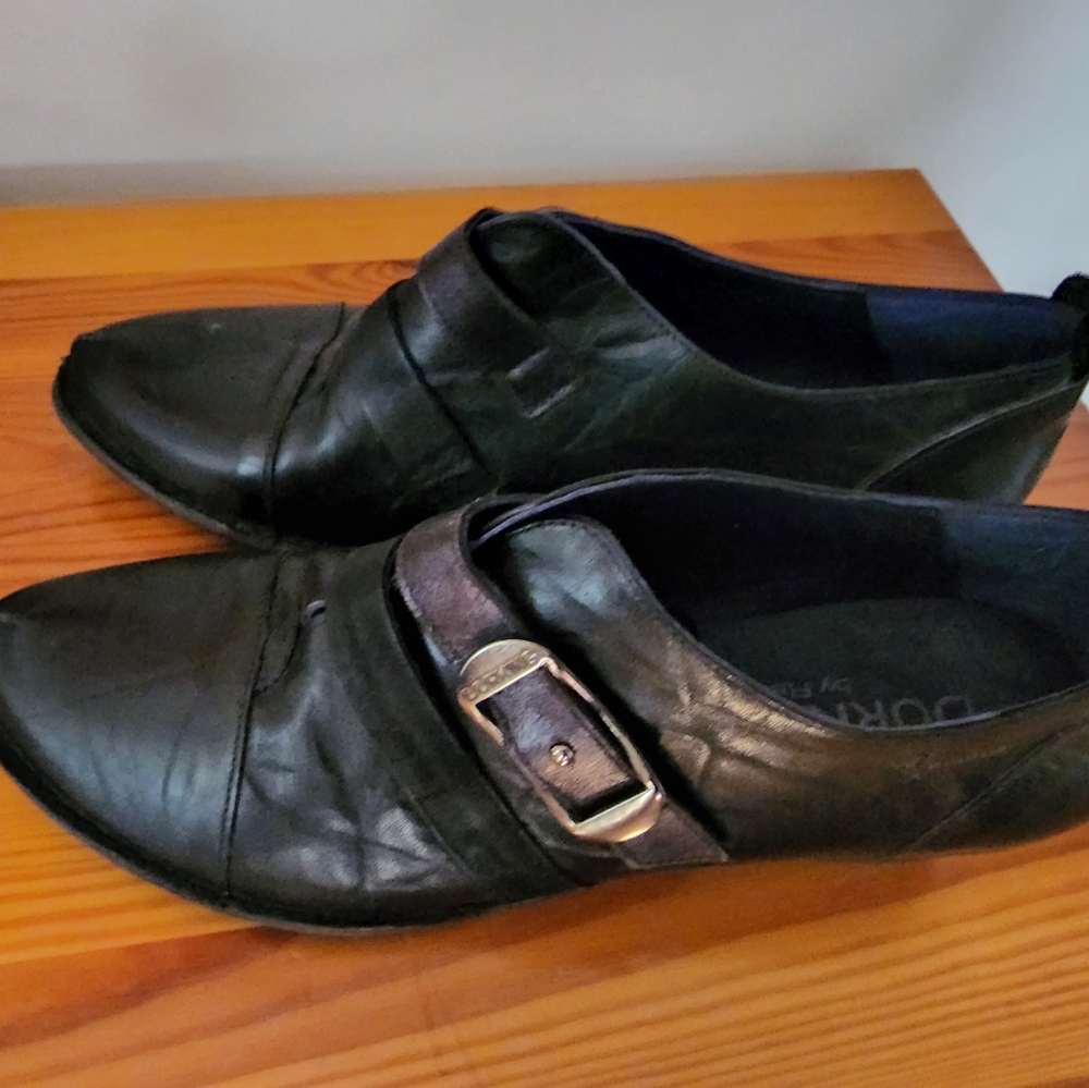 Dorking by Fluchos Black Leather Boots